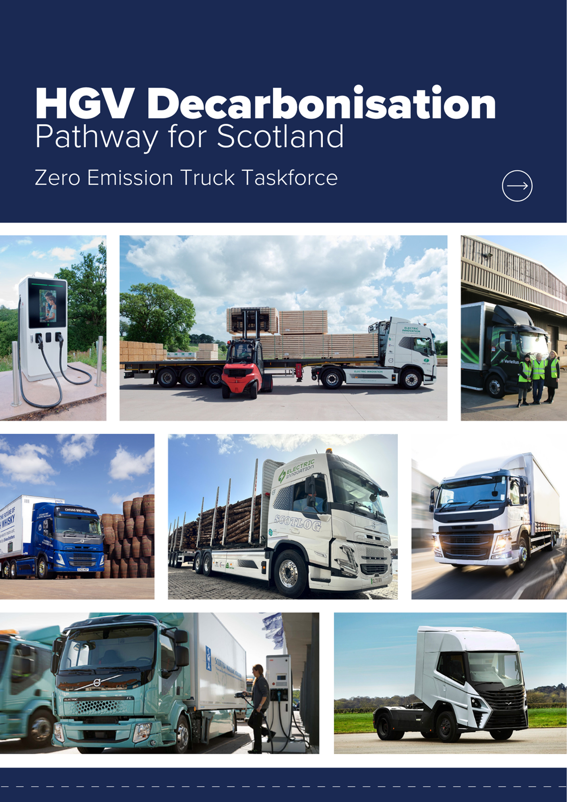 Front cover of The HGV Decarbonisation Pathway